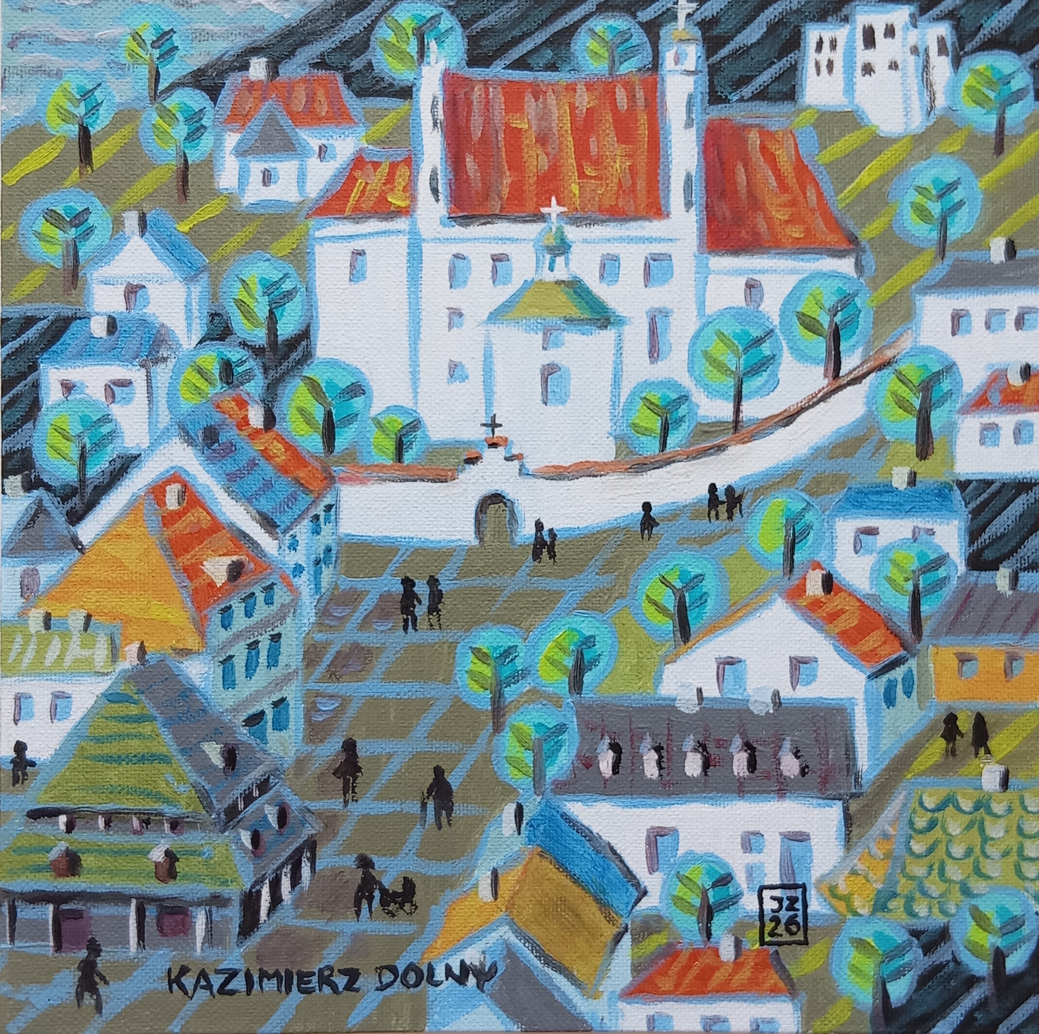 Pejzaż Kazimierza Dolnego.